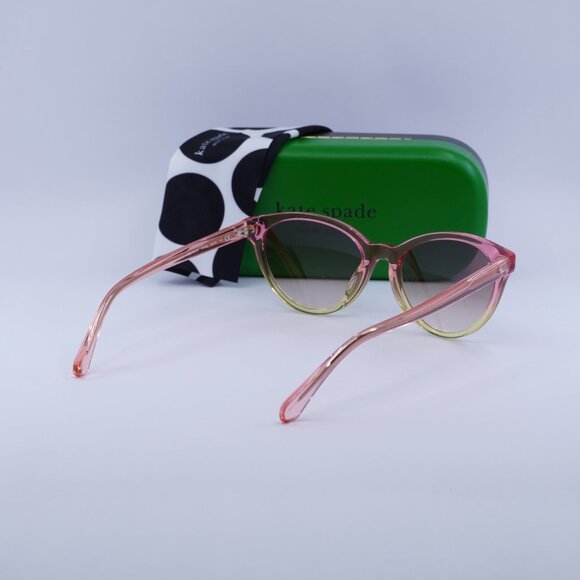 Kate Spade ADELINE/G/S 0GVZ HA Sunglasses Pink Cat Eye Frame, Pink Lenses main image 10